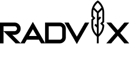 Radvix company logo, featuring a modern and clean design that represents the brand identity.