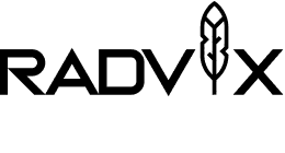 Radvix company logo, featuring a modern and clean design that represents the brand identity.